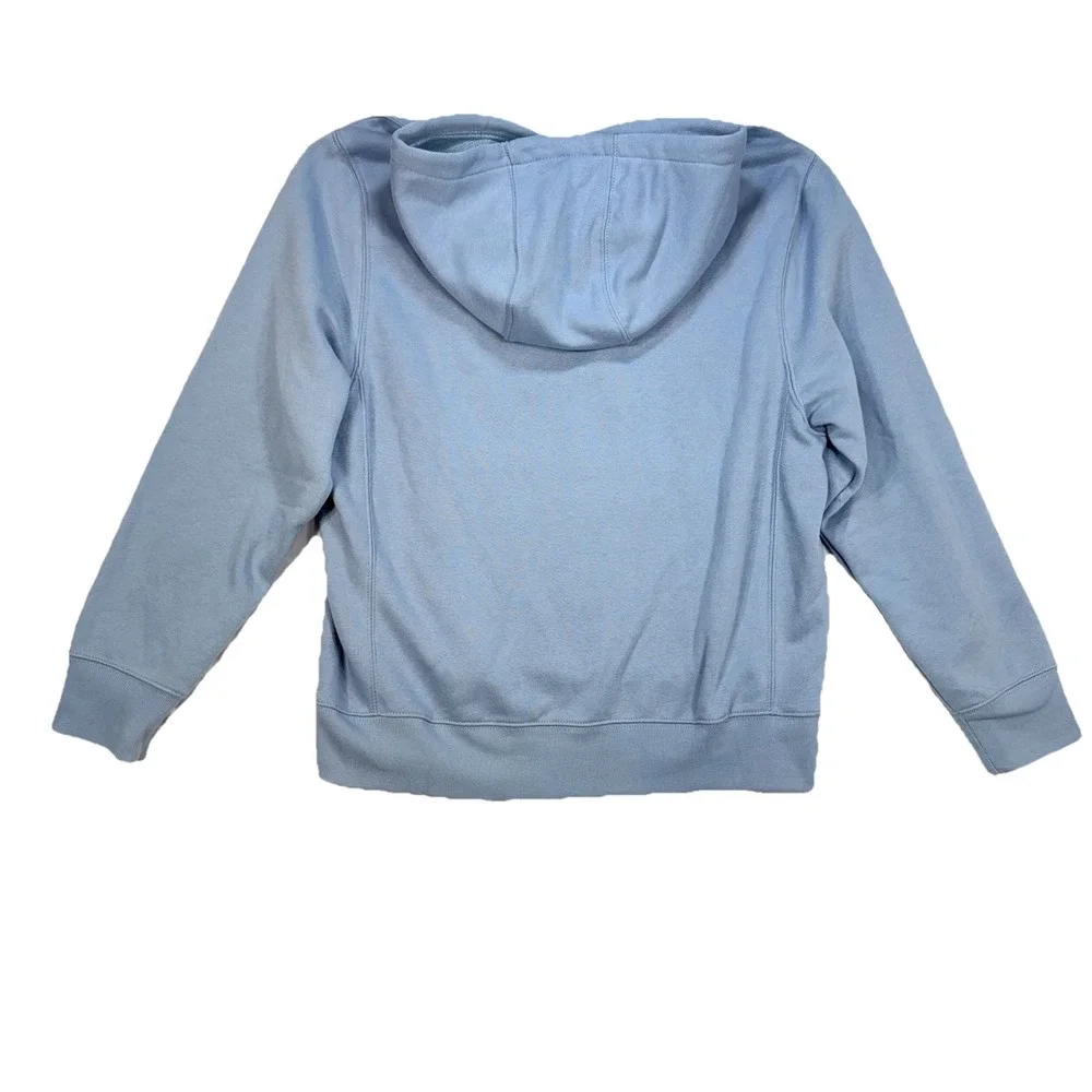 NWT Men's All in Motion Blue pullover Hoodie drawstring Pockets soft fleece Sz M - Picture 3 of 8